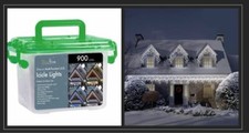 Christmas LED Icicle 200 to 1,000 Multi Function Lights. Outdoor Use, In Tub!