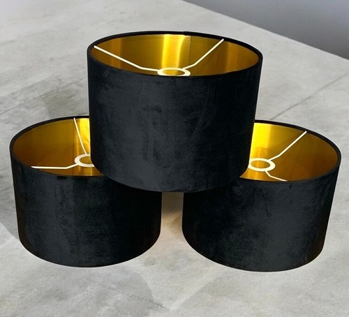 Velvet lamp shade high - lamp,
