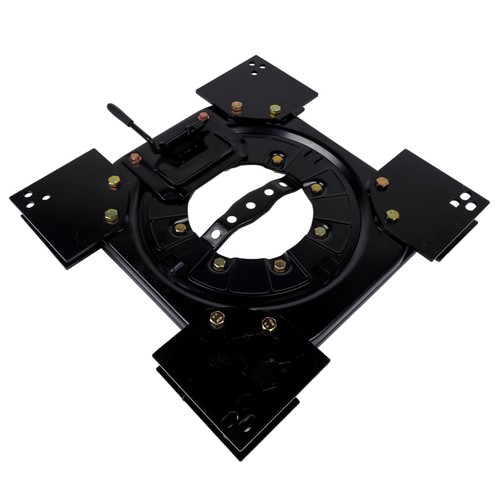 Black steel seat swivel - black,