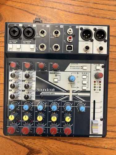Soundcraft notepad 8fx 8 - notepad,
