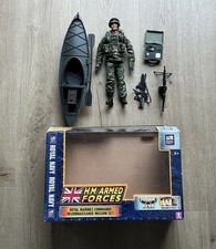 H M Armed Forces marine Commando accessories and box 