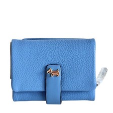 RADLEY Purse Blue Leather Small Trifold Coin Card Wallet - Westbourne - New