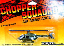 ERTL- Chopper Squadron Air Ambulance HELICOPTER 1082AO 1085 7HAO Rotating Blades