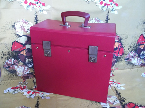 Vintage record carry storage - carry,