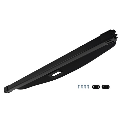 Black retractable parcel shelf - retractable,