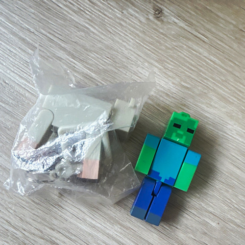Minecraft zombie wolf action - minecraft,