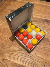Snooker Balls - Red and Yellow 38mm (1.5 inch) (UK)