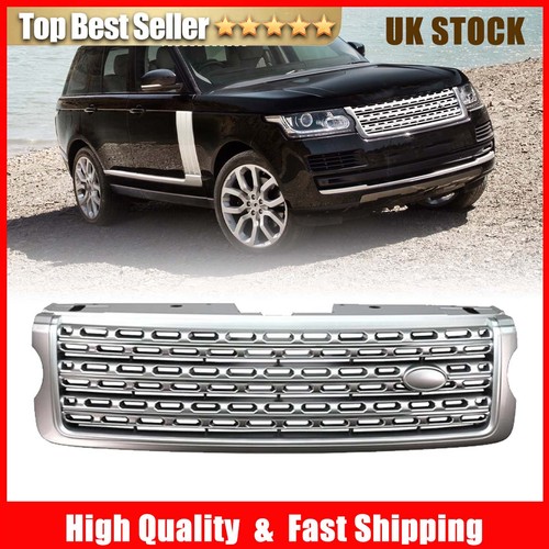 Silver front grille - front, for