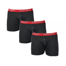 3/6 Pairs Mens Classic Red