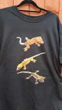 Crested Gecko T-Shirt Adult sizes. Crestie Lizard Reptile FREE POST