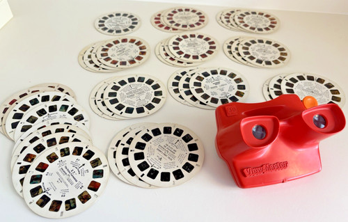 Red viewmaster viewer 40 - viewer, &