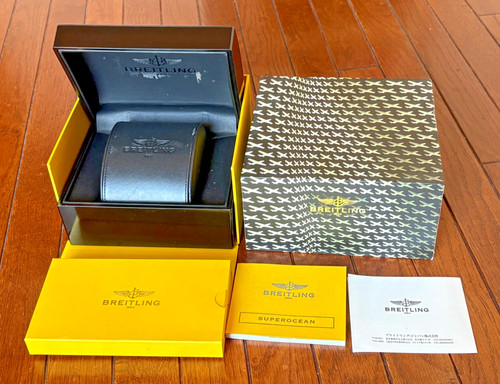 Breitling empty watch box with - empty,