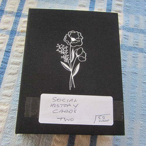 Social history postcard album - social,