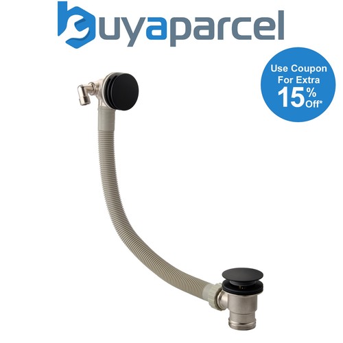 Matt black round overflow - matt,