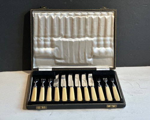 Dessert set lewis rose of - set,