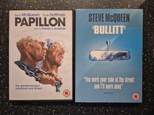 STEVE McQUEEN 2 x DVD PAPILLON [1973] / BULLITT [1968]
