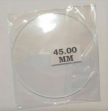 Pocketwatch or Large Watch Flat CRYSTAL Glass Mineral Glasses FROM 30mm - 50mm