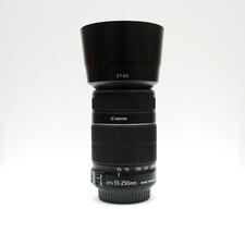 Canon EF-S 55-250mm f/4-5.6 IS II EOS Camera Zoom Lens + Lens Hood