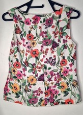 Laura Ashley 100% Linen Floral