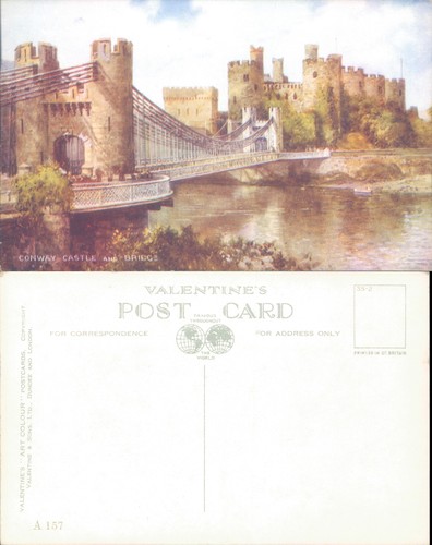 Conwy castle and bridge - castle,