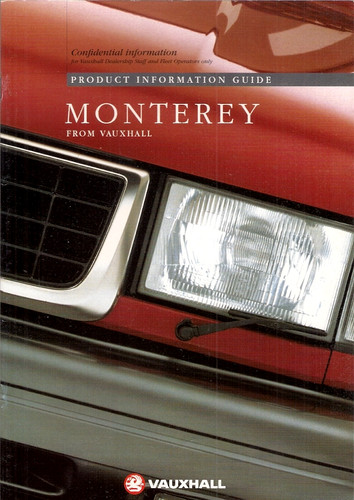 Vauxhall monterey 1994 - monterey,