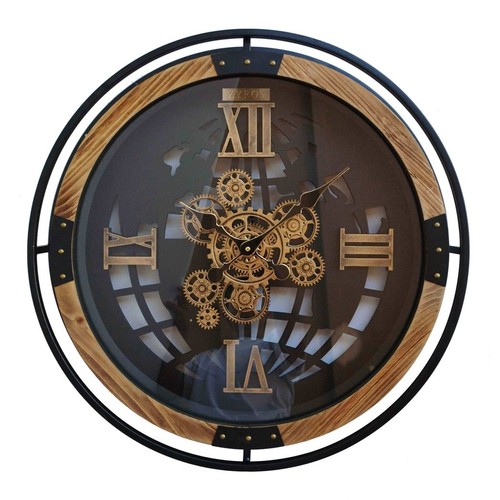 Durable gear wall clock with - gear,