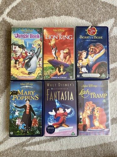 Walt disney vhs video - walt,