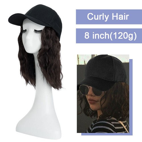 Baseball wig hat curly wavy - baseball,