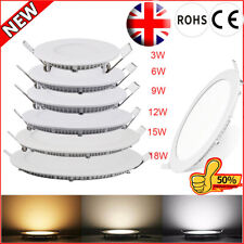 LED Flat Panel Ceiling Spot Lights Downlights Spotlights Ultra Slim Recessed UK