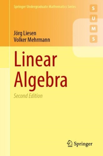 Linear algebra jorg liesen - linear, by
