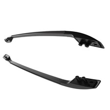 Black aluminium roof rails - black,