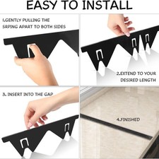 2pcs Stainless Steel Stove Gap