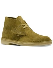 Clarks Originals Mens DESERT BOOT Mid Green Suede Desert Boots UK 11 G EU 46