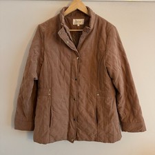 EWM Tan Quilted SIZE 12 UK Zip