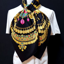 RARE VINTAGE HERMES Silk Scarf