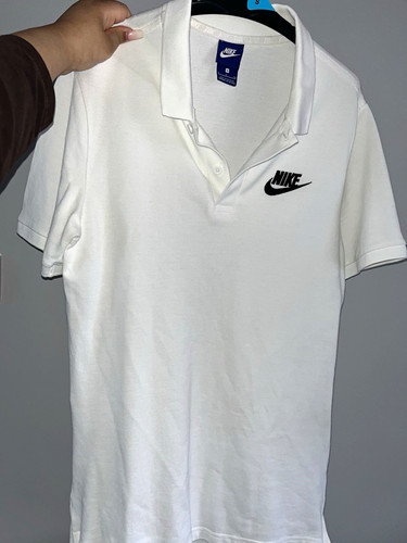 Nike men white solid polo - nike, men's