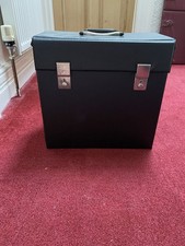 Vintage  12" Black Vinyl LP Records Carry Storage Case  