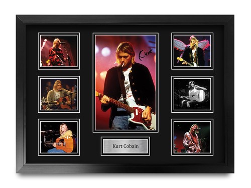 Kurt cobain nirvana framed - kurt,