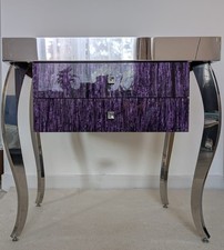 Mirrored top chest of drawers