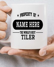 FUNNY TILER PERSONALISED MUG