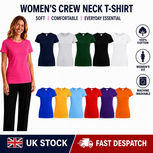 Ladies crew neck shirt - ladies, t-shirt