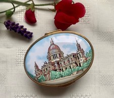 Vintage Enamel Box, St Paul’s Cathedral, Toye Kenning Spencer trinket box.  1994