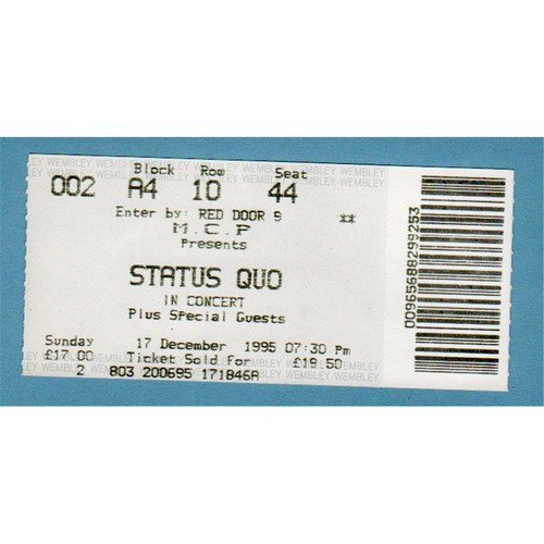 Status quo wembley - status,