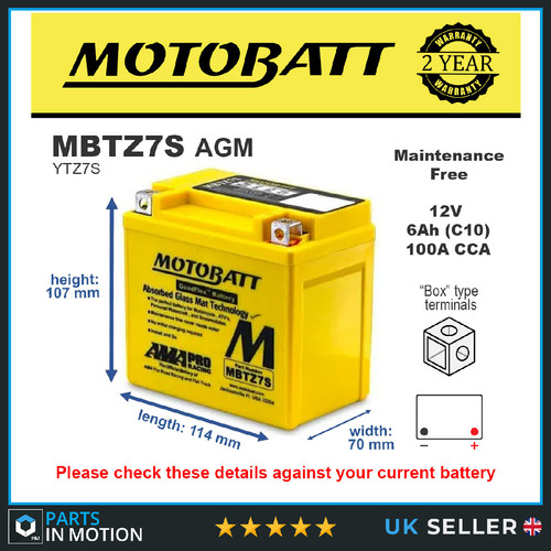 Mbtz7s motobatt quadflex agm - mbtz7s,