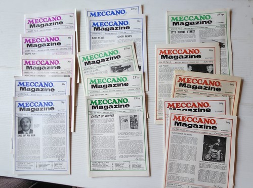 Meccano magazines 1973 - magazines, 1974