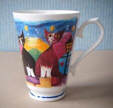 Roy Kirkham Nouvelle Cats Fine Bone China Mug, Made in England, Very Good Cond.