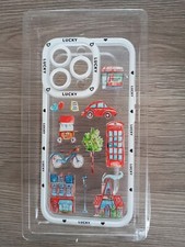 iPhone 13 Pro Case Clear With Red Images Phone Booth Car Tree House