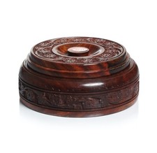 Wooden Handcrafted Round Spice