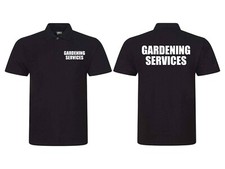 Gardening Services Polo Shirt Workwear Gardener Landscaping industrial Uniform T