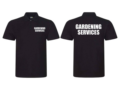 Gardening services polo shirt - gardening,